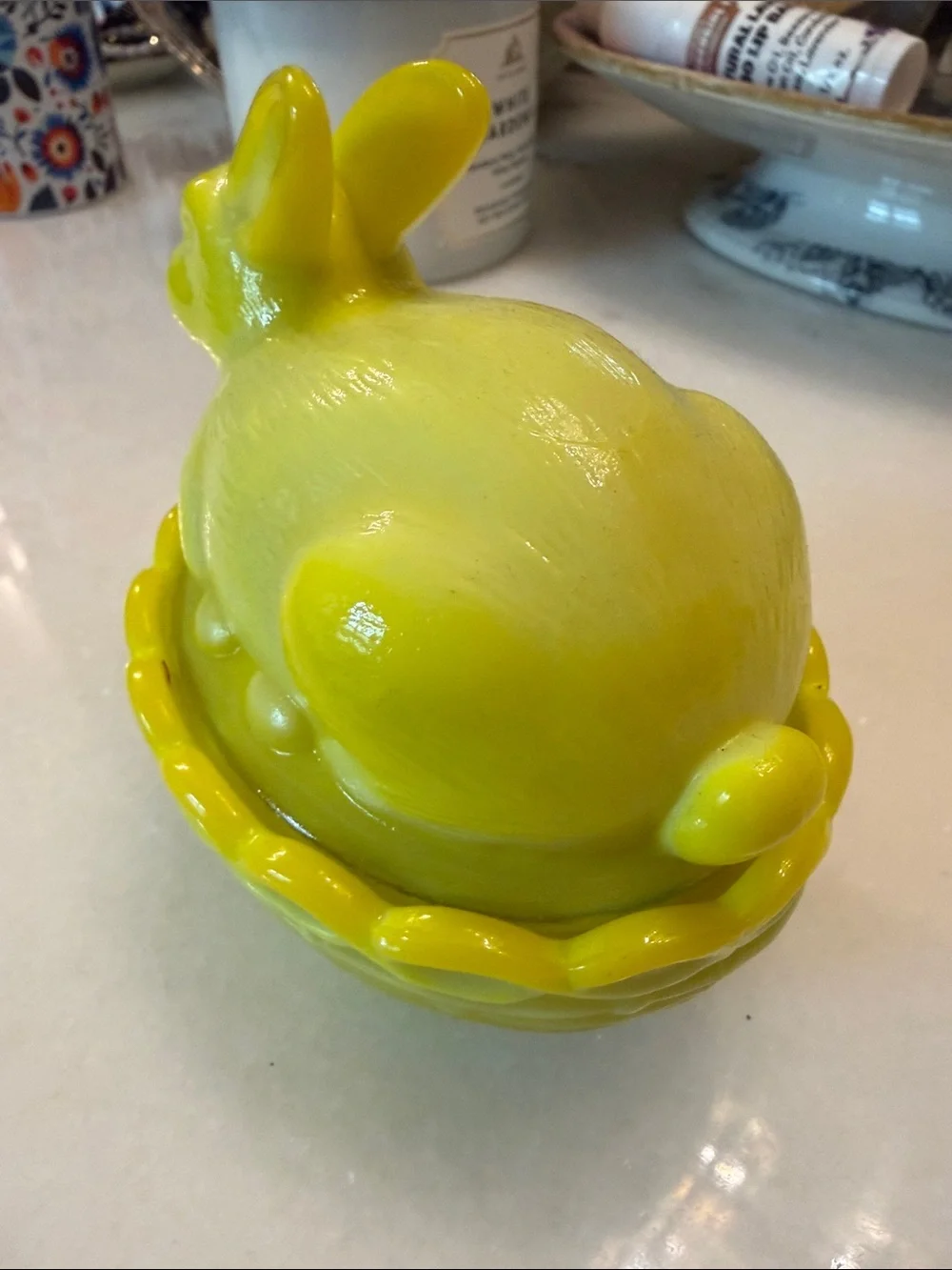 Mosser dandelion bunny on a nest excellent condition!!- Decorative Home Accent